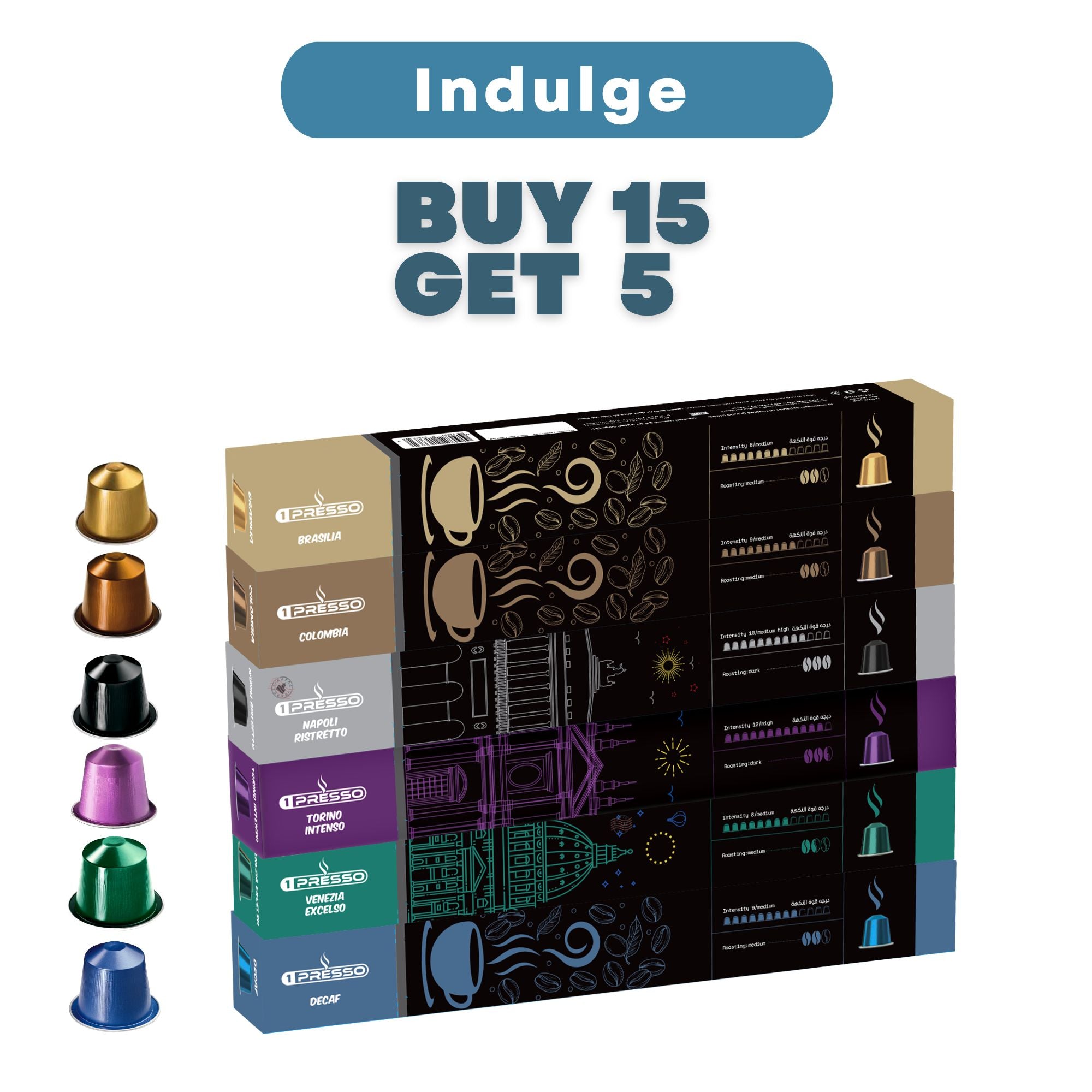 Indulge 15+5 ( 200 capsules )