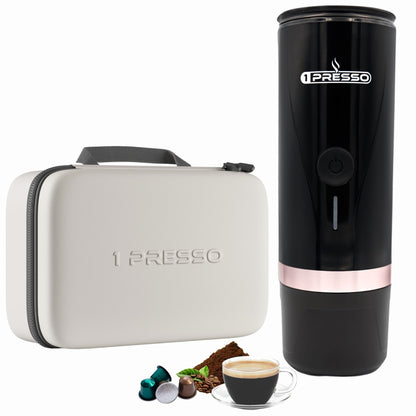 1Presso portable espresso coffee machine maker automatic for traveling, camping, desert enjoy your coffee anytime and anywhere with 1presso portable coffee maker