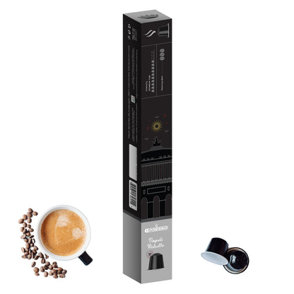 1Presso Napoli Ristretto Nespresso compatible coffee capsules arabica and Robusta coffee