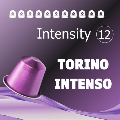 Torino intenso dark roast compatible with Nespresso machines and 1presso