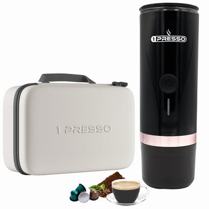 1Presso EZ portable espresso machine black — barista coffee for travel and camping UAE