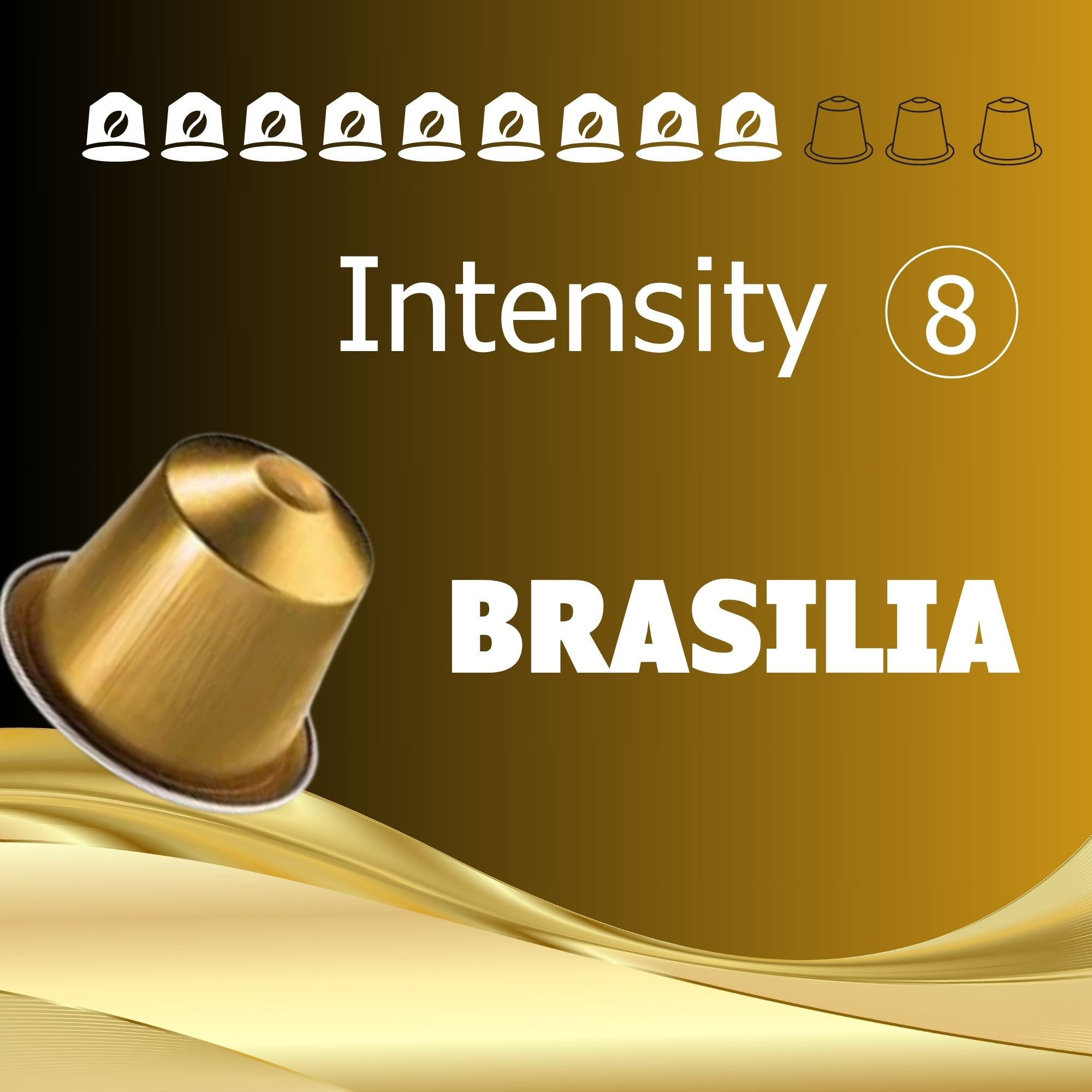 1Presso brasilia coffee capsules single origin brazil coffee 100% arabica